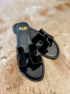 FLO H-slipper full black