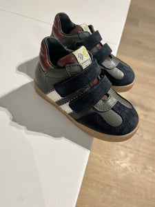 RONDINELLA mini velcro sneaker navy bordeaux