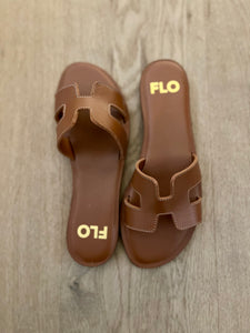 FLO H-slipper full brown