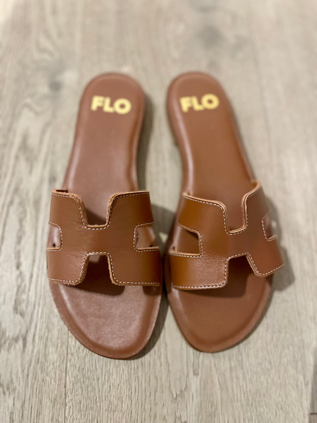 FLO H-slipper full brown