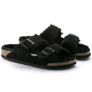 BIRKENSTOCK arizona wol zwart