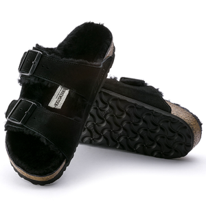 BIRKENSTOCK arizona wol zwart