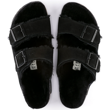 Afbeelding in Gallery-weergave laden, BIRKENSTOCK arizona wol zwart
