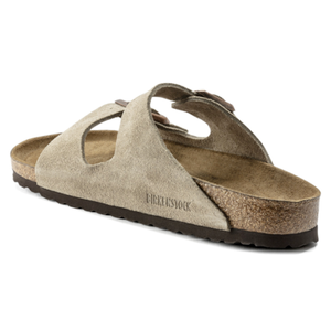 BIRKENSTOCK arizona taupe suede (soft footbed)