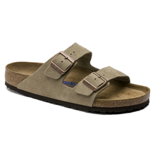 Afbeelding in Gallery-weergave laden, BIRKENSTOCK arizona taupe suede (soft footbed)
