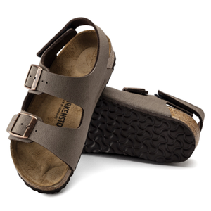 BIRKENSTOCK milano sandaal velcro mokka