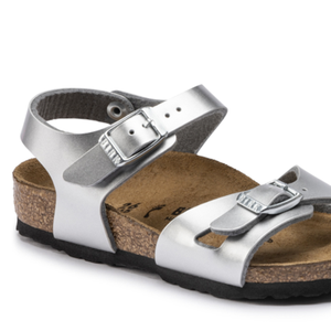 BIRKENSTOCK rio sandaal zilver