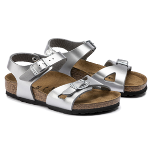 BIRKENSTOCK rio sandaal zilver