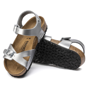 BIRKENSTOCK rio sandaal zilver