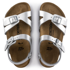 BIRKENSTOCK rio sandaal zilver