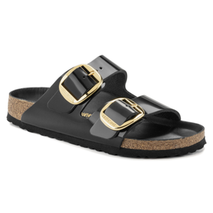 BIRKENSTOCK arizona big buckle zwart high gloss