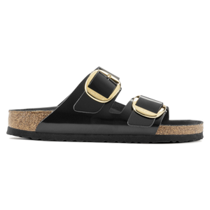 BIRKENSTOCK arizona big buckle zwart high gloss