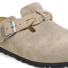 Afbeelding in Gallery-weergave laden, BIRKENSTOCK boston braided taupe suede
