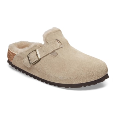 BIRKENSTOCK boston wol taupe suede